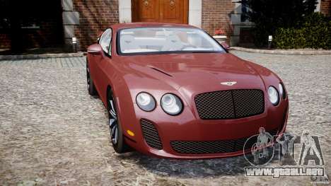Bentley Continental SS v2.1 para GTA 4