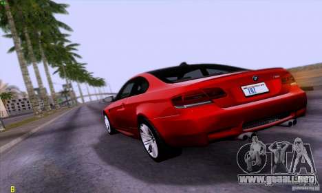 BMW M3 E92 v1.0 para GTA San Andreas