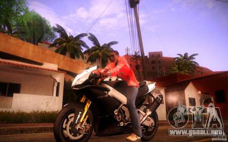 Aprilia RSV-4 Black Edition para GTA San Andreas