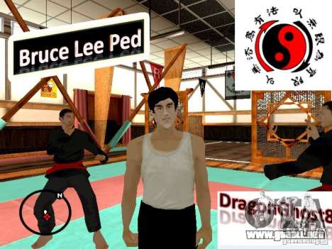 Bruce Lee piel para GTA San Andreas