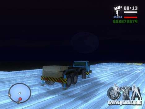 Split Second - Static Truck para GTA San Andreas