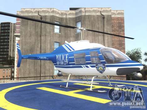 Bell 206 B - NYPD para GTA 4