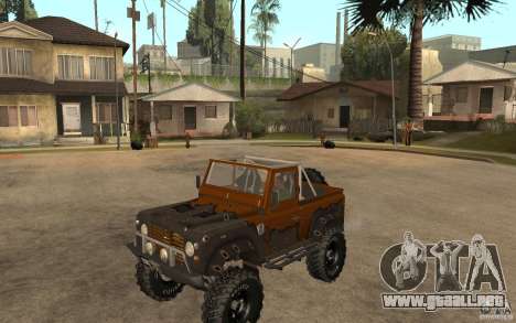 Land Rover Defender Extreme Off-Road para GTA San Andreas