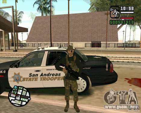Piel Praice de COD 4 para GTA San Andreas