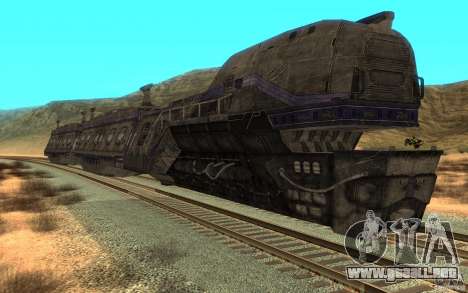 Un tren desde el juego Aliens vs Predator v1 para GTA San Andreas
