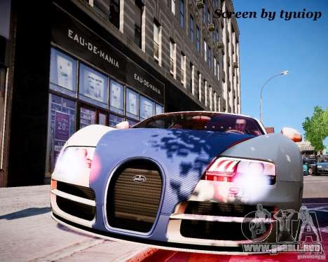 Bugatti Veryon SS COP para GTA 4