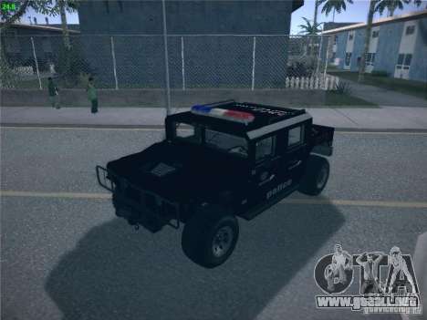 Hummer H1 1986 Police para GTA San Andreas