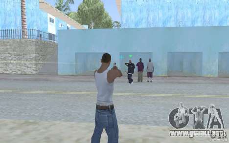 Vista azul para GTA San Andreas