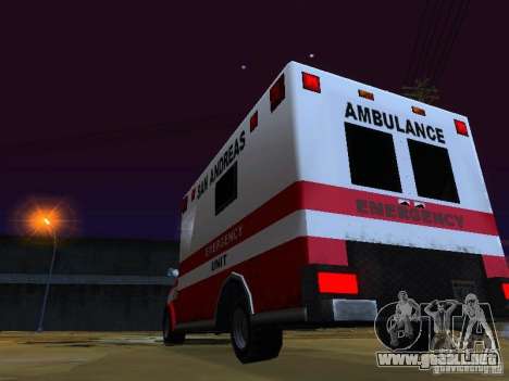 Ambulance 1987 San Andreas para GTA San Andreas