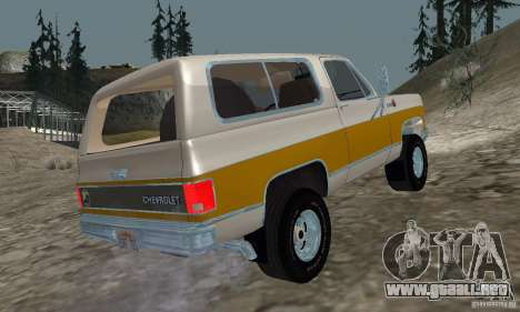 Chevrolet Blazer 1979 para GTA San Andreas