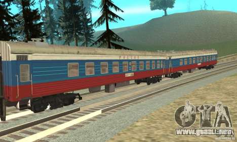 El coche de los ferrocarriles rusos Rusia para GTA San Andreas