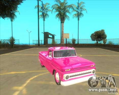 Chevrolet C10 1966 Slamvan Pickup Truck para GTA San Andreas