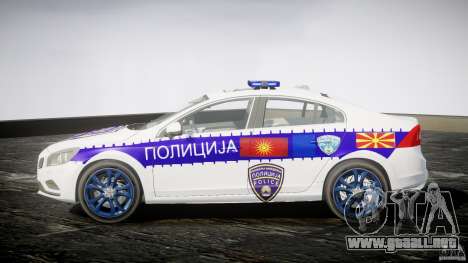 Volvo S60 Macedonian Police [ELS] para GTA 4