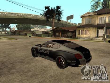 Bentley Continental SS Skin 4 para GTA San Andreas