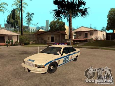 NYPD Chevrolet Caprice Marked Cruiser para GTA San Andreas