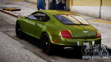 Bentley Continental SS 2010 Suitcase Croco [EPM] para GTA 4