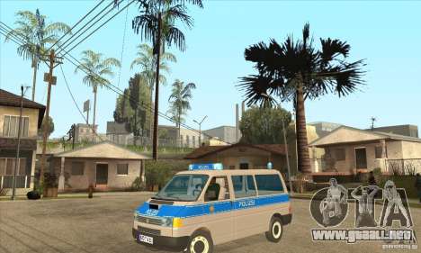 Volkswagen Transporter T4 German Police para GTA San Andreas