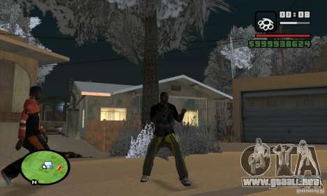 Monster energy suit pack para GTA San Andreas