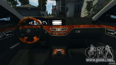 Mercedes-Benz S W221 Wald Black Bison Edition para GTA 4