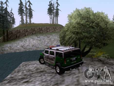 Hummer H2 Polizei para GTA San Andreas