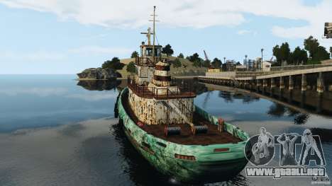 Realistic Rusty Tugboat para GTA 4