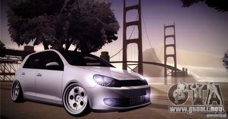 Volkswagen Golf VI 2010 Stance Nation para GTA San Andreas