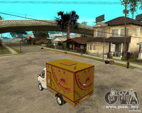 Parrilla de Gaz-3302 gacela para GTA San Andreas