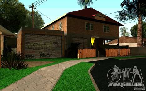 Nuevo hogar en Grove Street CJ para GTA San Andreas