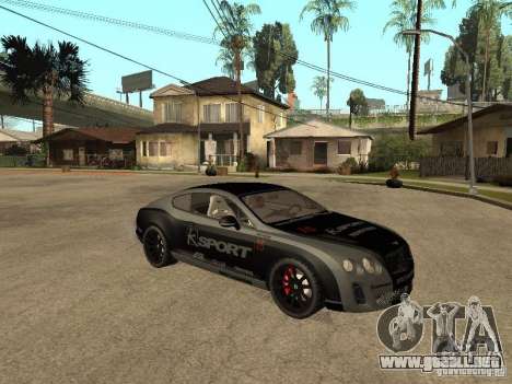 Bentley Continental SS Skin 4 para GTA San Andreas