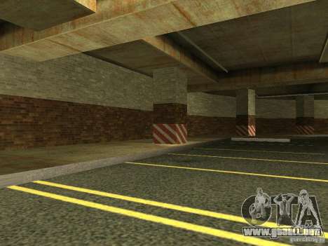 El nuevo garaje subterráneo por la policía en Lo para GTA San Andreas