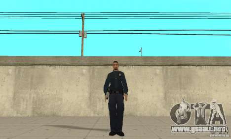 Un oficial de policía de GTA 4 para GTA San Andreas