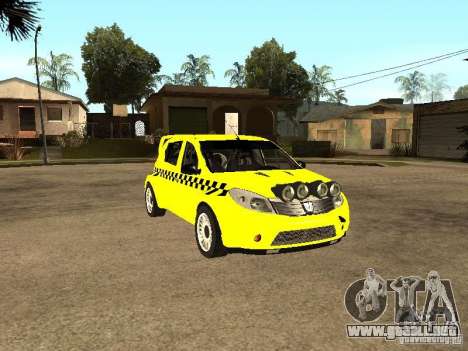 Dacia Sandero Speed Taxi para GTA San Andreas