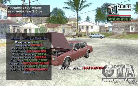 Extreme Car Control v.2.0 para GTA San Andreas