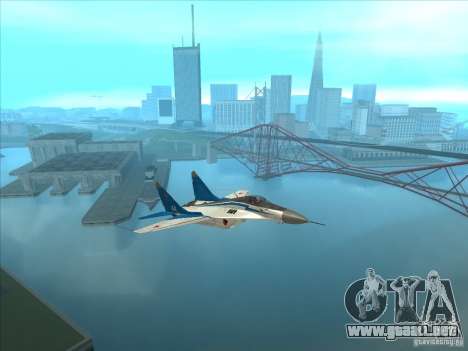 Los vencejos de MiG-29 para GTA San Andreas