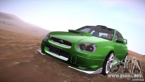 Subaru Impreza WRX STi para GTA San Andreas