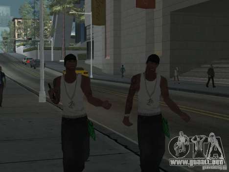 Reemplace todas las pieles Grove Street Families para GTA San Andreas