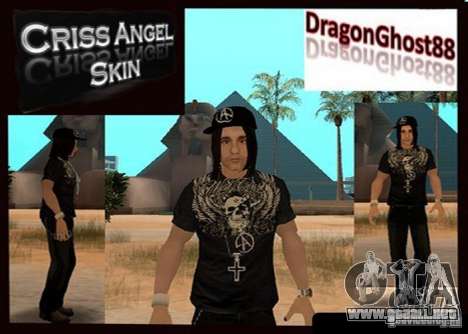 Criss Angel Skin para GTA San Andreas