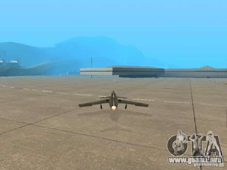 MiG 15 con armas para GTA San Andreas