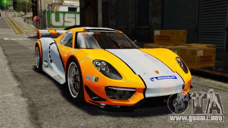 Porsche 918 RSR Concept para GTA 4