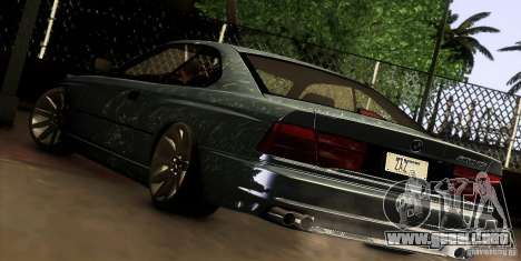 BMW 850 CSI para GTA San Andreas