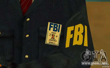 HQ skin FBI para GTA San Andreas