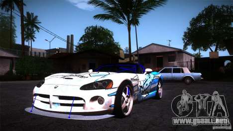 Dodge Viper Mopar Drift para GTA San Andreas