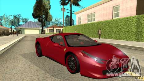 Ferrari 458 Italia Hamann para GTA San Andreas