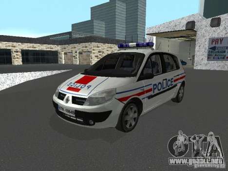 Renault Scenic II Police para GTA San Andreas