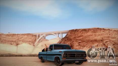 Ford F100 XLT Custom 1971 para GTA San Andreas