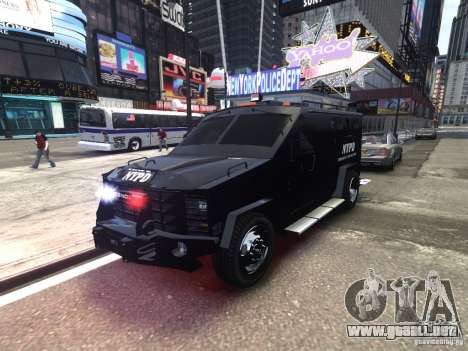 Lenco BearCat NYPD ESU V.1 para GTA 4