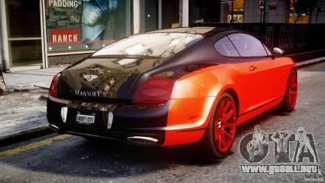 Bentley Continental SS 2010 Le Mansory [EPM] para GTA 4