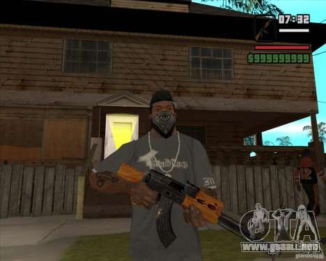 AK 47 de Xenus 2 para GTA San Andreas