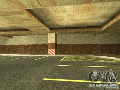 El nuevo garaje subterráneo por la policía en Lo para GTA San Andreas