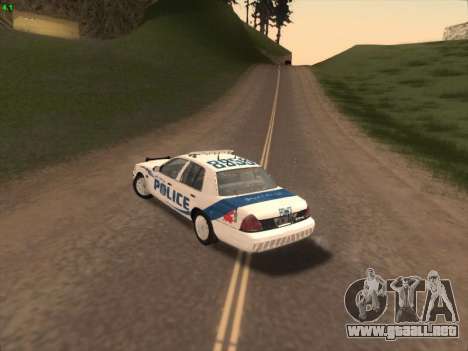 Ford Crown Victoria Vancouver Police para GTA San Andreas